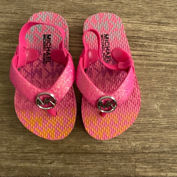 MICHAEL Michael Kors Other - Michael Michael Kors Glitter Girls Flip Flops